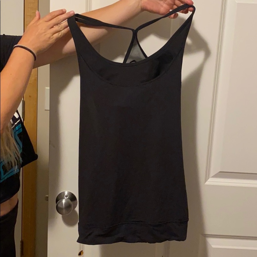 Lulu lemon open back cross tank